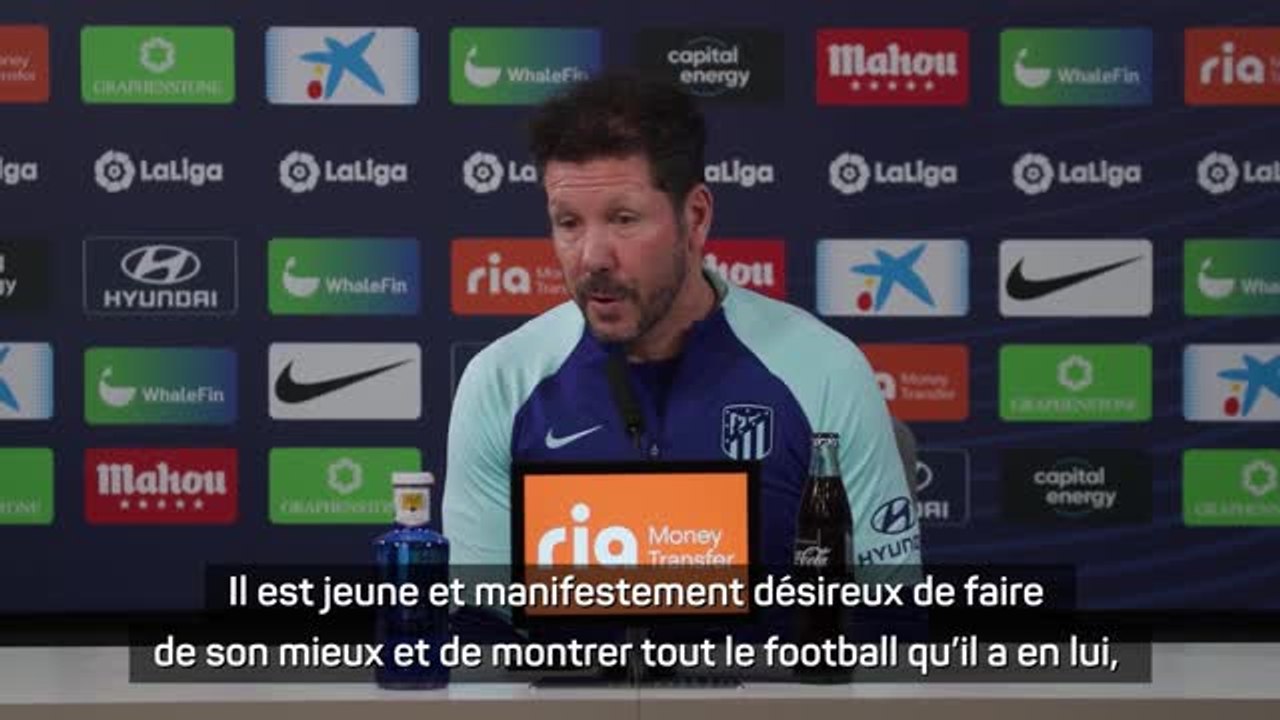 Atletico Madrid - Simeone "souhaite le meilleur" à João Félix