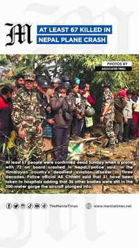 At least 67 killed in Nepal plane crash