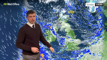 Met Office Afternoon Weather Forecast 15/01/23 - Cold, with some wintry hazards