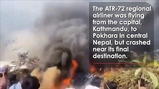 Video Captures Plane Losing Control Moments Before Crashing in Nepal