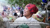 Hundreds fish together in Assam to celebrate Bhogali Bihu