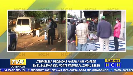 ¡A pedradas! Asesinan a persona frente al mercado Zonal Belén