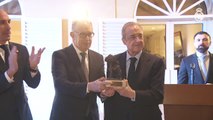 Recepción en la embajada de España en Arabia Saudí al Real Madrid y al Barça