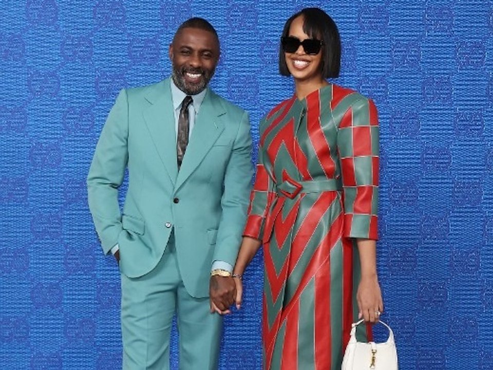 Idris Elba: Stylischer Partnerlook mit Ehefrau Sabrina bei Gucci-Show