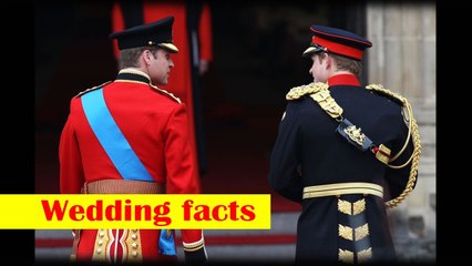 The surprising truth about Prince William's wedding. Through Prince Harry's story!