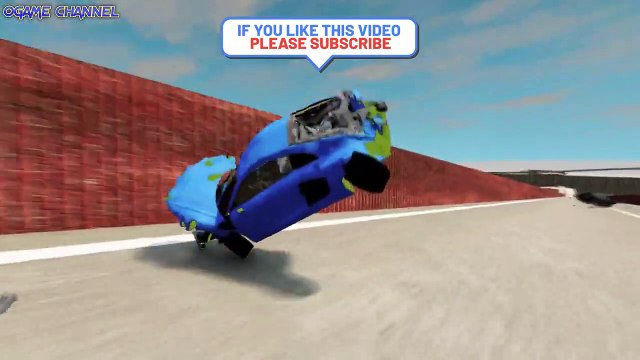 Cars VS Road High Danger 100+ Speed Bump #6 BeamNG Drive