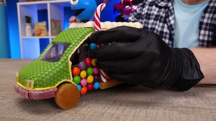 Rainbow Friends Car Transformation From Van to Candy Car - CRAFTS