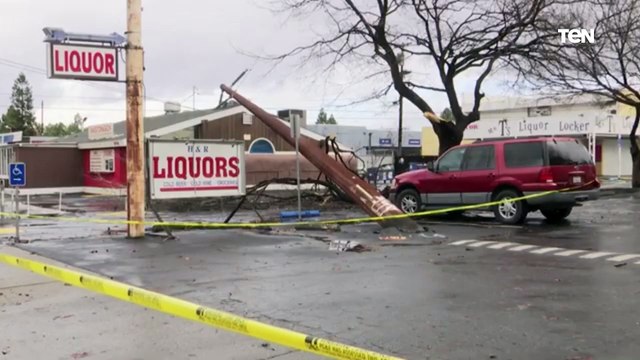 عواصف وفيضانات تضرب الولايات المتحدة الأمريكية.. والرئيس هناك يعلن أن هناك منطقتي كوارث كبرى