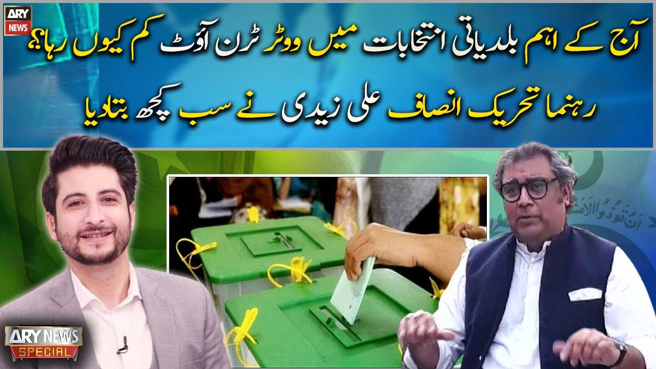 Why was voter turnout low in  local body elections?