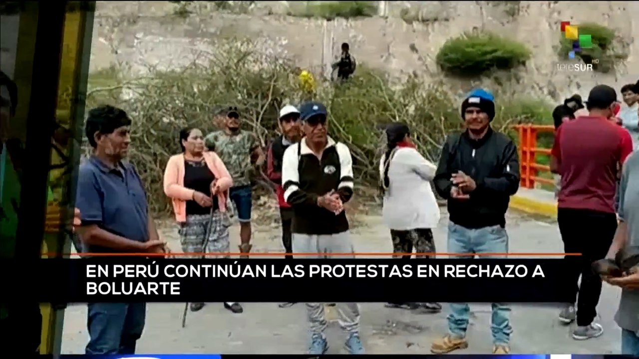 teleSUR Noticias 15:30 15-01: Más de 100 vías interrumpidas por protestas en Perú