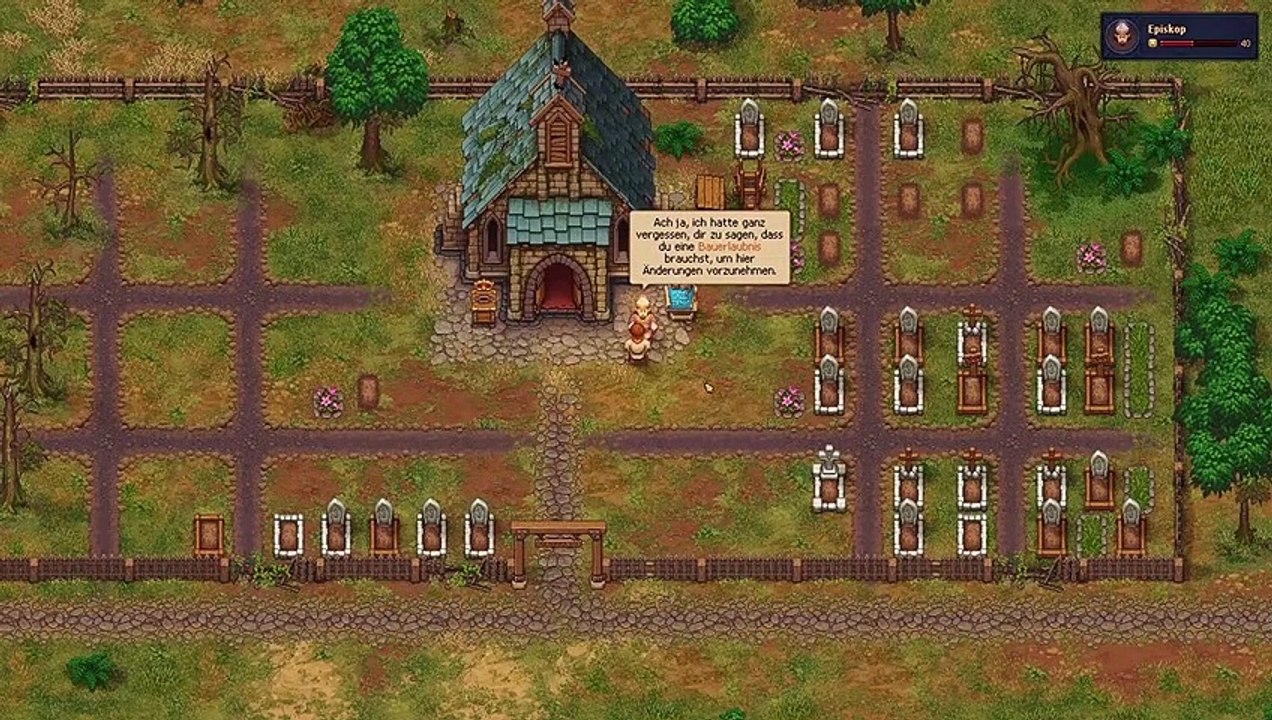 Die neue Kirche. Graveyard Keeper #37 (Part 2)