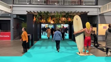 Hollanda'da Uluslararası Utrecht Turizm Fuarı'nda Türkiye standını çok sayıda kişi ziyaret etti