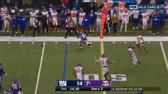Minnesota Vikings vs. New York Giants Full Highlights 2nd QTR _ NFL WILD CARD_ 2023