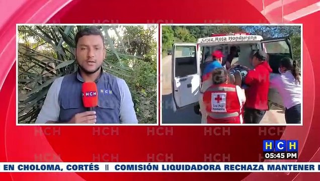 Joven resulta herido tras sufrir accidente vial a bordo de su motocicleta en Dulce Nombre, Copán