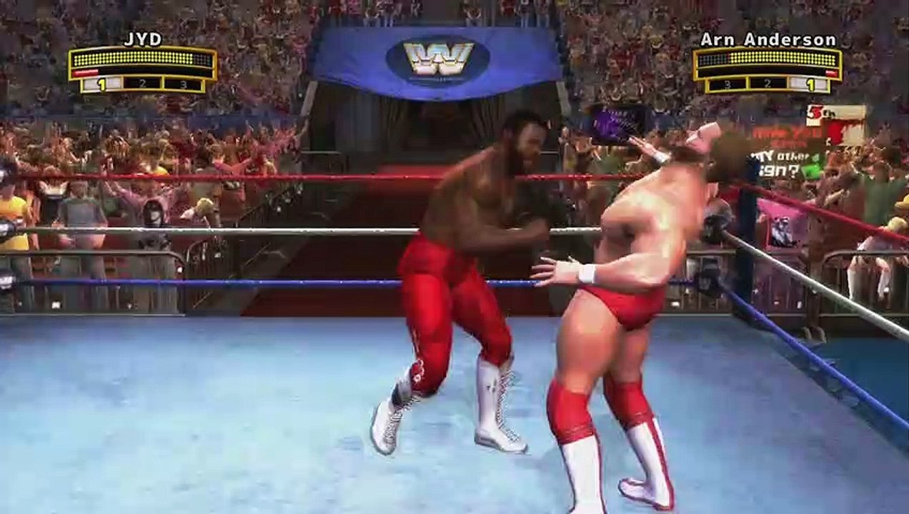 Junkyard Dog With Bobby "The Brain Heenan" Versus Arn Anderson (WWE Legends Of WrestleMania)
