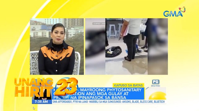 Kapuso sa Batas- Flight attendants nag-uwi umano ng undeclared na mga prutas at gulay? | Unang Hirit
