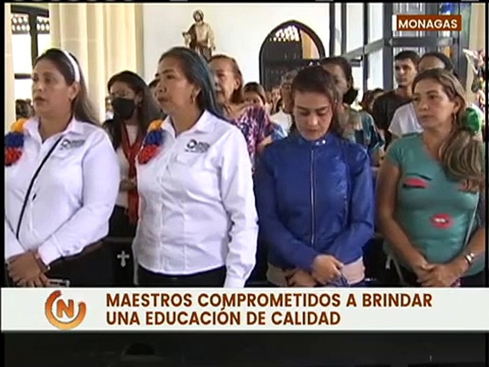 Maestros monaguenses se comprometen a brindar una educación de calidad