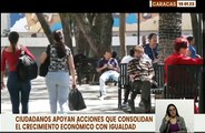 Venezolanos apoyan el crecimiento económico de Venezuela  con igualdad