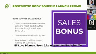 Saat $ 500 - $ 1500 | Postbioottinen Body Souffle Love Biome | Paras Postbioottinen Voide