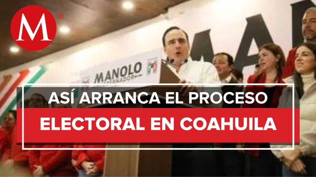 Manolo Jiménez de 'Va por México' y Armando Guadiana de Morena inician precampañas en Coahuila