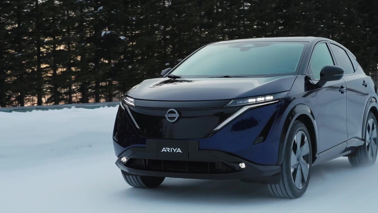 Der Nissan Ariya - winterliche Prüfung der e-4ORCE Allradfähigkeiten