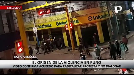 ¡Exclusivo!  El origen de la violencia en Puno: video confirma acuerdo para radicalizar protesta