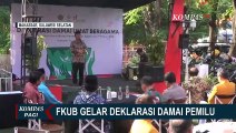 Gelar Deklarasi Damai Pemilu, FKUB Tolak Tempat Ibadah Dijadikan Kampanye