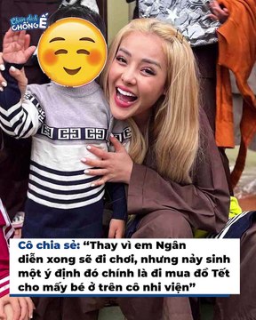 Ngân 98 nay chán gu hở bạo : Mặc áo lam đi từ thiện, đổi phong cách liền thuận mắt hẳn | Điện Ảnh Net
