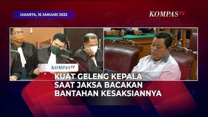 Kuat Maruf Geleng-geleng Kepala Saat Jaksa Bacakan Bantahan Kesaksiannya