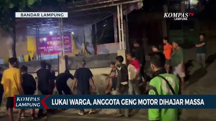 Lukai Warga! Anggota Geng Motor Dihajar Massa