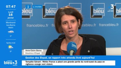 Anne-Claire Barou, présidente de l'association des directeurs d'Ehpad et des hopitaux locaux publics de la Loire