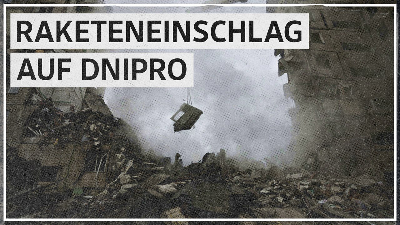 Tödlicher Raketeneinschlag auf Dnipro