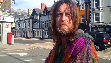 Ken Conway speaks of his concerns for wildlife following fire in Penglais woods