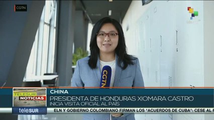 Honduras: Presidenta Xiomara Castro inicia visita oficial por la república de China
