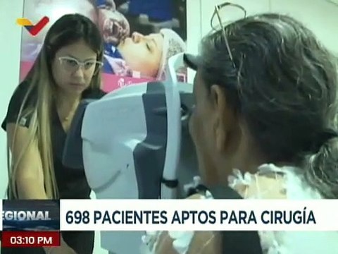 698 pacientes serán operados de cataratas a través del Plan Quirúrgico Nacional en el estado Falcón