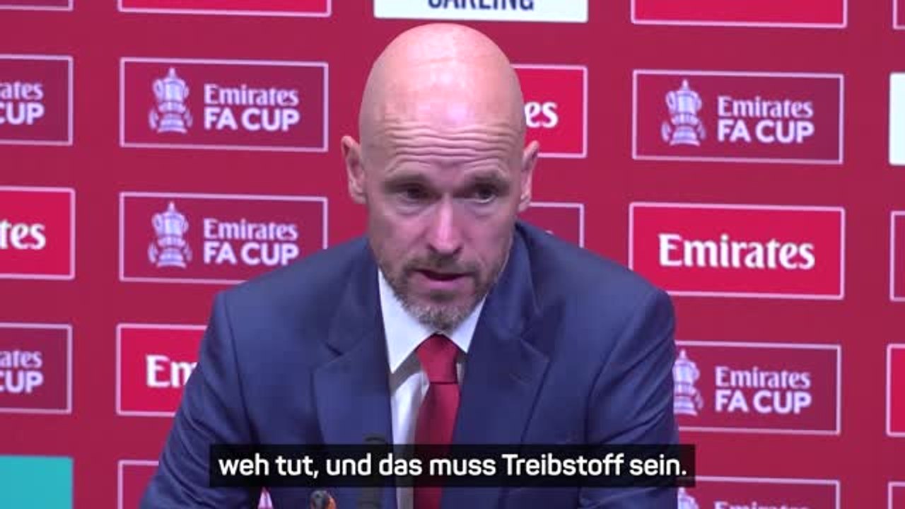 Ten Hag zu Finalpleite: 'Muss Treibstoff sein'