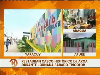 Yaracuy | GMBNBT rehabilita la fachada de 70 casas en el municipio Aroa