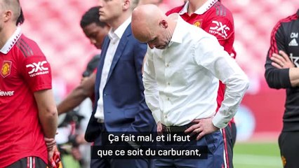 Finale - Ten Hag parle d'une défaite qui "fait mal"