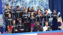 National anthem moment the team of ice skating ⛸️