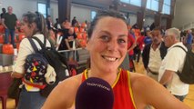 Interview maritima: Juliette Delaune après la victoire de Martigues Basket contre Gimont