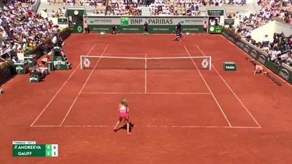 Gauff fights back against Andreeva to win battle of the teens