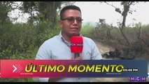 Calcinado encuentran a un hombre junto a su moto en La Calera, Francisco Morazán