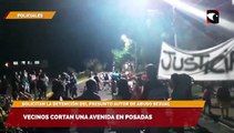 Vecinos cortan una avenida en Posadas