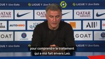 38e j. - Galtier défend une nouvelle fois Messi : “Les sifflets sont très durs”