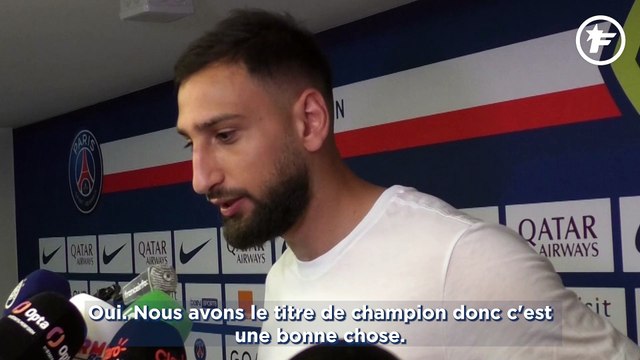 Gianluigi Donnarumma dresse le bilan de la saison du PSG