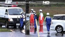 شاهد: مقتل شخص خلال أمطار غزيرة ضربت اليابان