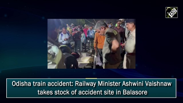 Odisha train accident: Railway Minister Ashwini Vaishnaw takes stock of accident site in Balasore