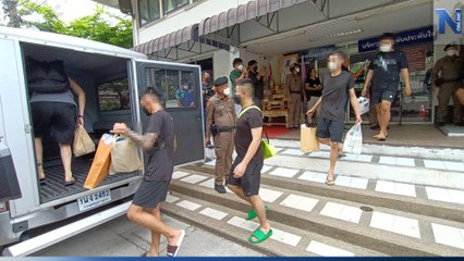 คุมตัวนักท่องเที่ยวจีนปาร์ตี้ยา ฝากขัง แยกคุมตัวส่ง 3 ศาล