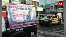 Refuerzan seguridad de Ecatepec para una jornada electoral segura y tranquila en el Edomex