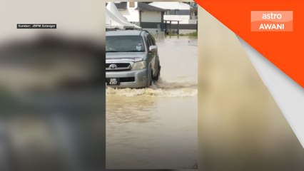 Beberapa kawasan di Selangor dinaiki air